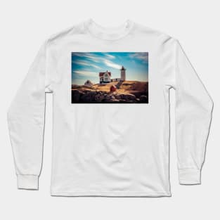Cape Neddick Nubble Lighthouse Long Sleeve T-Shirt
